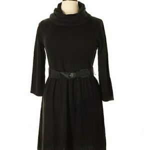 Turtleneck Long Sleeve Dress with belt